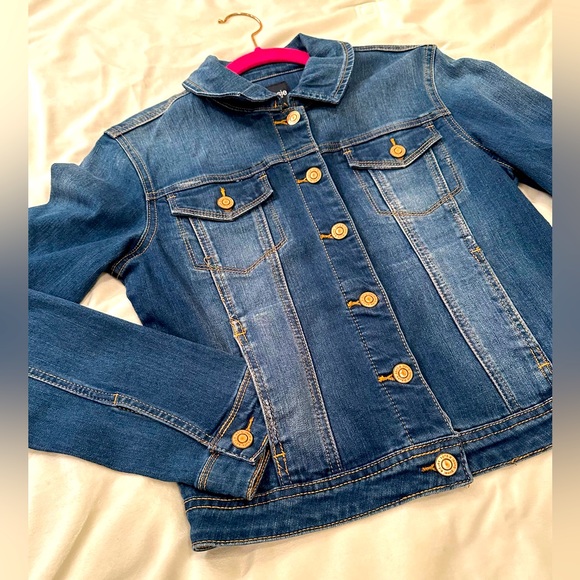 Kensie Girl Jackets & Coats Kenzie Jeans Perfect Fade Denim Jacket